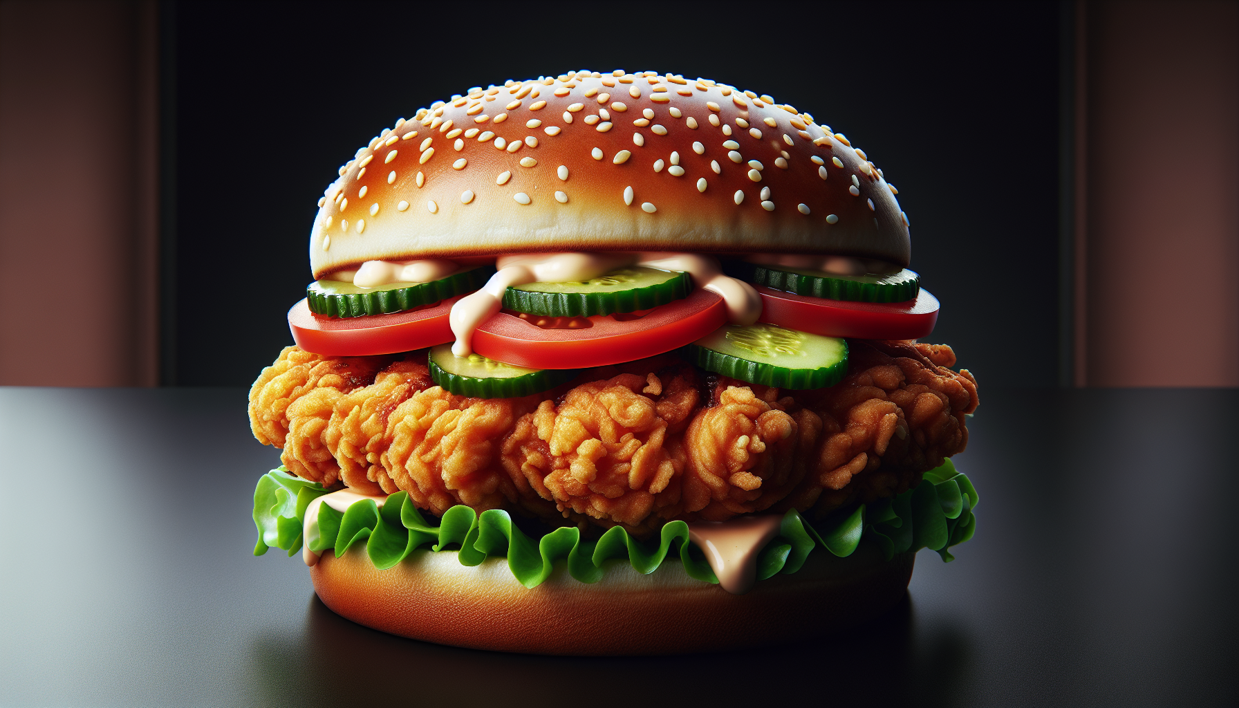 chicken burger mc